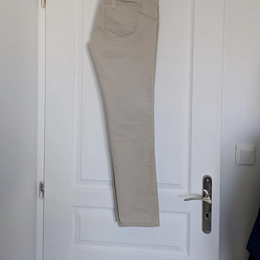 Jeans bege creme - Liu Jo - tamanho 31 (40) – photo 2
